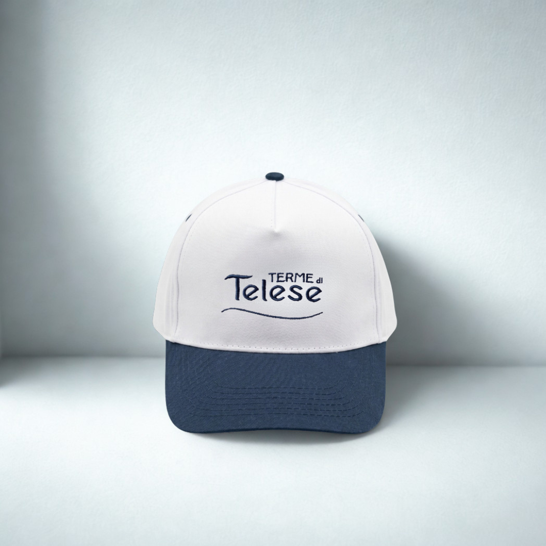 Cappello con Visiera Bicolore Terme di Telese